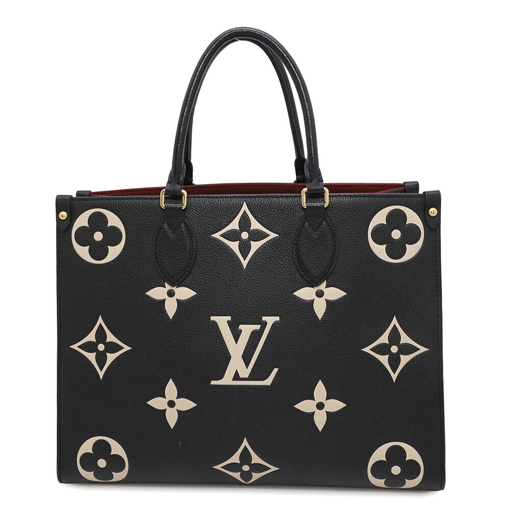 Louis Vuitton Monogram Empreinte OnTheGo Tote Bag Shoulder Black